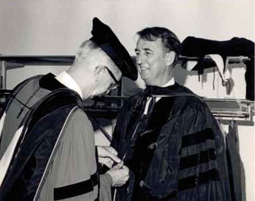 Congressman Gibbons “Father of The University of South Florida” receiving an honorary doctorate, June, 1970