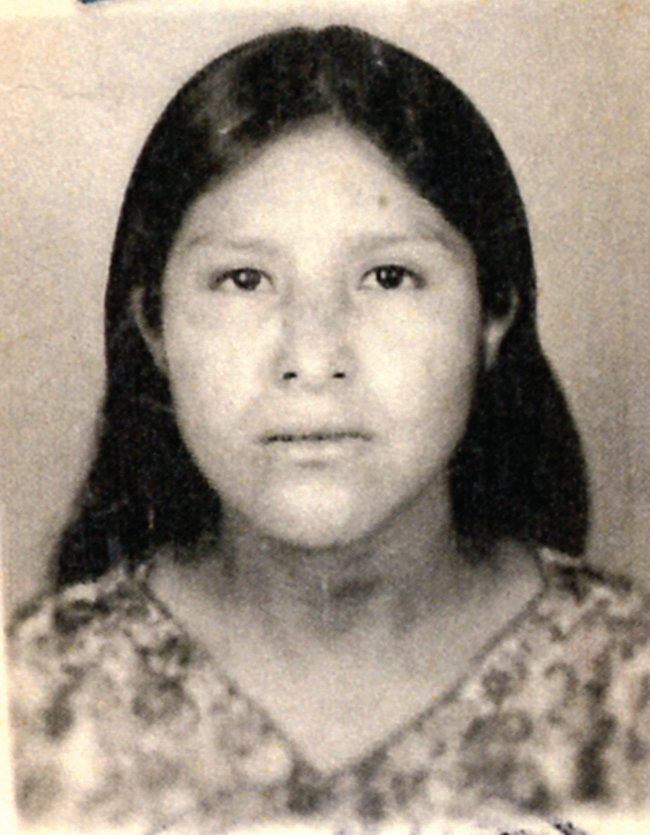 A female Native-American victim of human trafficking