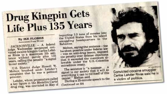Headline: Drug Kingpin Gets Life Plus 135 Years