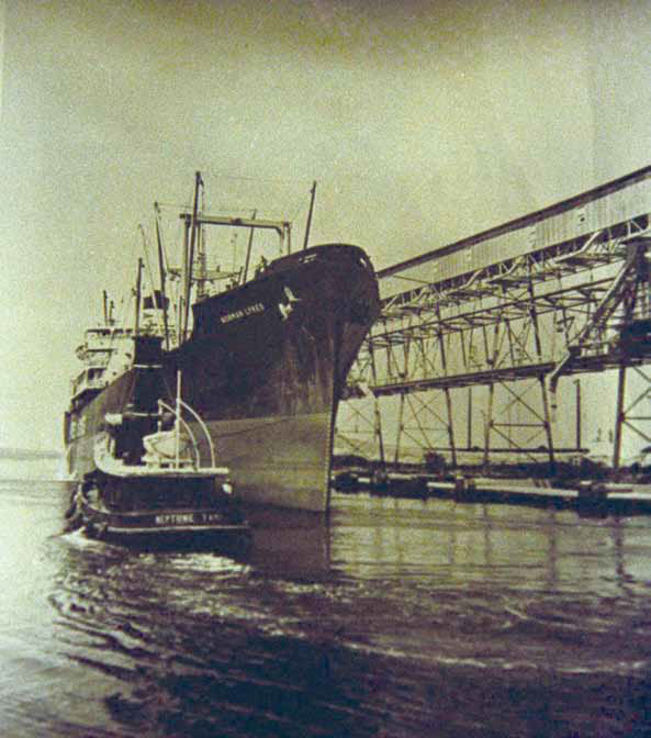 A Lykes Bros. Steamship Company ship