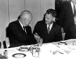 Congressman Gurney with former president Dwight D. Eisenhower