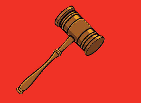 A judge's gavel