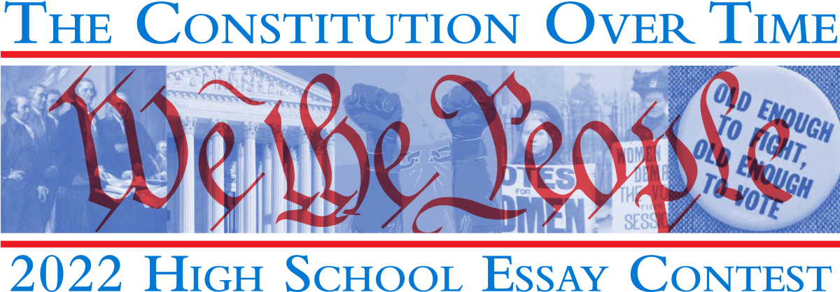 This is the 2022 High School Essay Contest - Bill of Rights logo.
