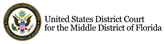 This is the seal for the United States District Court for the Middle District of Florida. This is the seal for the United States District Court for the Middle District of Florida.