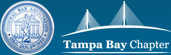 This is the logo for the Tampa Bay Chapter of the Federal Bar Association. 